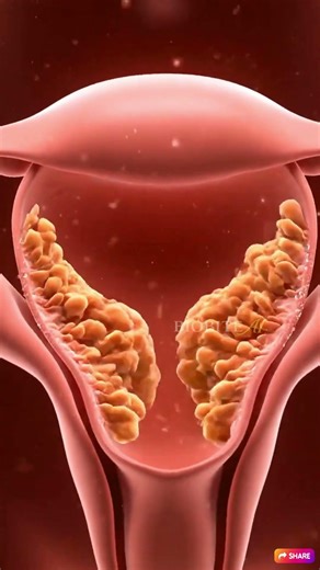 Inside the Uterus During the Monthly Cycle | 3D CGI #femaleanatomy #uterus #menstrualcycle