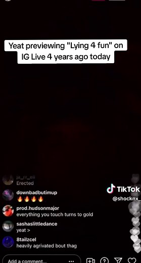 Yeat Previews 'Lying 4 Fun' on Instagram Live
