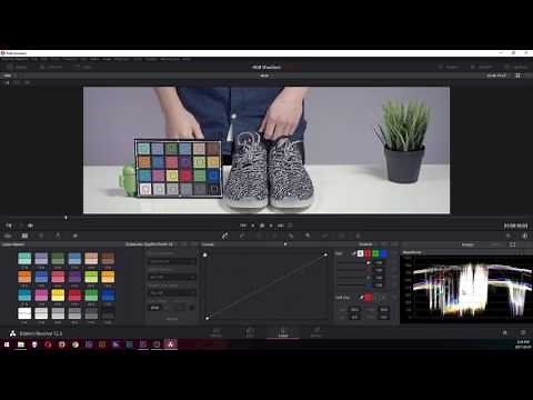 Tutorial Color Chart for Videos with Resolve