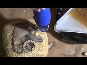 French shabby altered bottle Tutorial 4