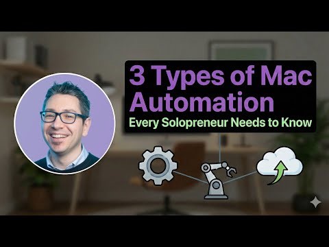 3 Types of Mac Automation Every Solopreneur Needs to Know (MP167)