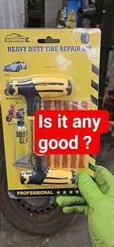 how to use temporary tyre repair kit #howto #tyrerepair #fyp #funnyshorts