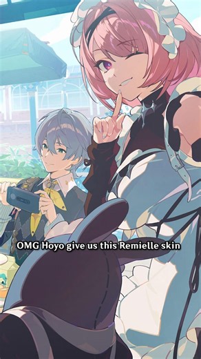 Remielle's maid skin looks way too good #zenlesszonezero #shorts #zzzero