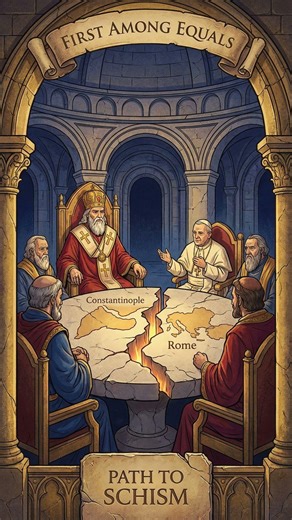 How did one fight split the Christian world?