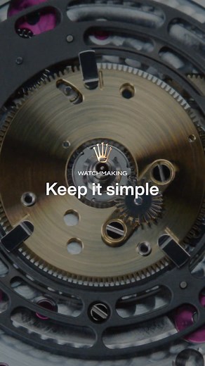 @Rolex always strives to ensure that its watchmaking remains easy to use, regardless of the complexities it faces in achieving this goal. Take the Saros calendar. It equips the Sky-Dweller with an annual calendar using just four gear-trains and two additional gear ratios. And the Ring Command system, enables date, month, local time and reference time to be set using only the rotating bezel and winding crown. Simplicity drives the brand's entire manufacturing process because it knows from experie