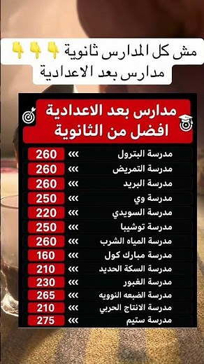 مش كل المدارس ثانوية 👇👇👇👇مدارس بعد الاعدادية #امتحانات_تالته_اعدادي #الصف_الثالث_الاعدادي