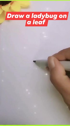 3.6K views · 108 reactions | How to draw a ladybug on a leaf for beginners and kids. #simplestepforbeginners #stepbystepdrawing #drawingideas #stepbysteptutorial #reelsvideo #fbreels #fyp | Nica Aguilar | Facebook