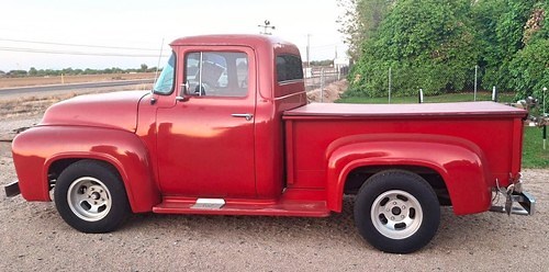 1956 Ford F-100 Street Rod 350 Chevy, Auto, GV OD, PS, PDB, A/C | eBay