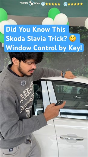 Skoda Slavia Hidden Feature | Window Roll Down Using Key 🔑🔥| Beast Prashant
