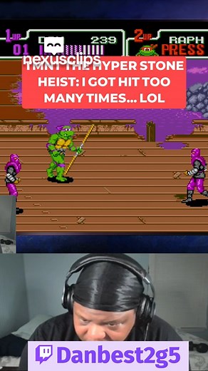 TMNT The Hyper Stone Heist I got hit too many times... lol | Dan Best