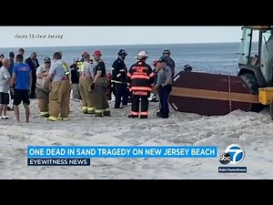 New Jersey beach sand collapse leaves teen dead, 17-year-old sister injured l ABC7