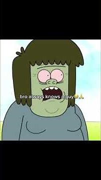 Muscle man always knows a guy 💀 #regularshow