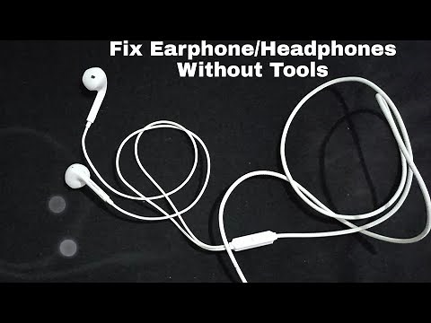 how to fix earphones one side is not working without cutting or tooLs