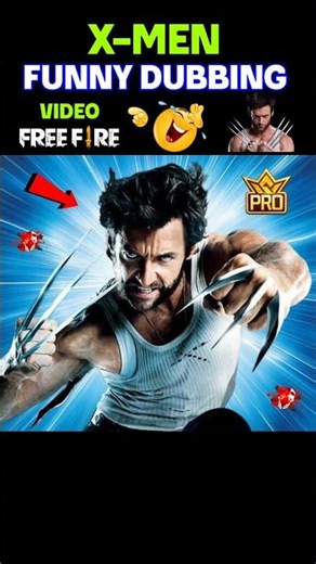 X-Men's Smartest Move 😱 Free Fire Funny Dubbing 😂 #shorts #xmen #freefire