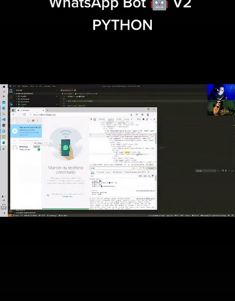 Te enseñamos como realizar un Bot de WhatsApp con python #programacion #cursos #gratis