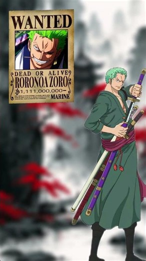 One piece •|• Strongest swordsman and their bounty pt-1 #onepiece #animeedit #amv #profile