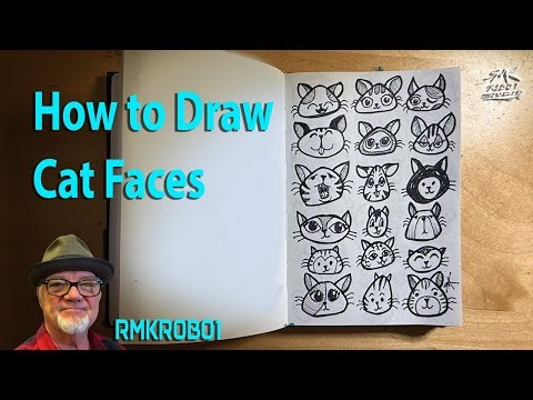 How to Draw Cat Faces 35