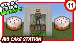 Semi Automatic Cake Making Station Bedrock Edition Minecraft Map