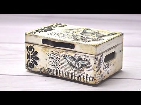 MIXED MEDIA BOX TUTORIAL --- DIY by Catherine