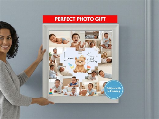 My First Year Frame, Personalized Nursery Photo Arrangement, Custom First Year Frame, Baby 12 Month Photo Frame, Newborn Photo Frame - Etsy Canada