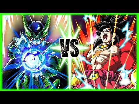 Perfect Cell Vs SSJ4 Broly