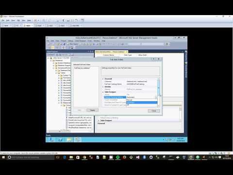 SQL 2012 Create Full Text Index