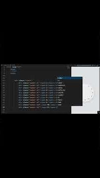 How to build an Analog Clock with HTML, CSS & JS! ⏰💻 #shorts #coding