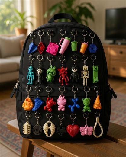 Mega Keychain STL Bundle |  28 Keychains 3D Print - Etsy