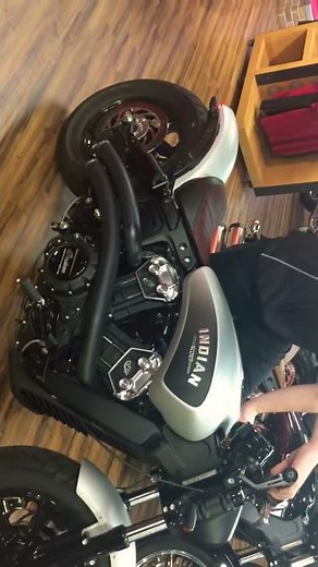 2018 Indian Scout Bobber with Freedom Performance Radical Radius Exhaust