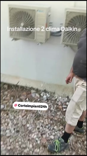 #Daikin #Clima #installazione #due #inverter