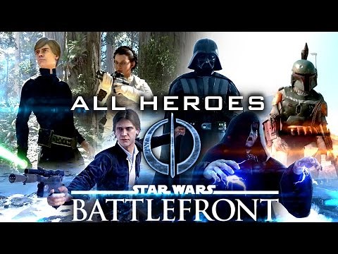 Star Wars Battlefront (2015) ALL HEROES & ABILITIES PC Gameplay [60fps]