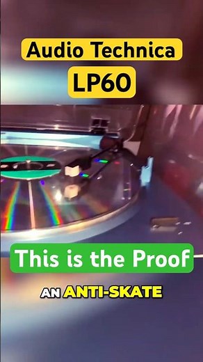 Testing Anti-Skate: Audio Technica LP60 #vinyl #turntable #audiotechnica