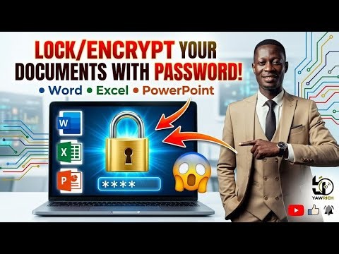 How to Lock/Protect/Encrypt Word, Excel & PowerPoint Documents with a Password in 1 Minute.