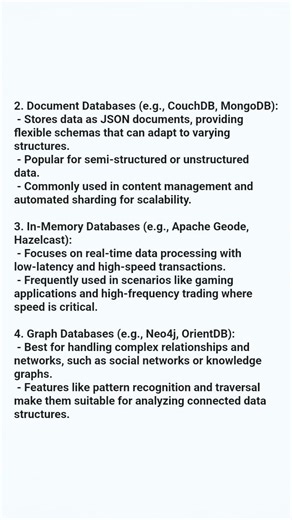 type of database #coding #datascientist