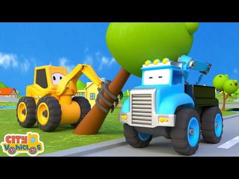 🎨 Colorful Excavators Help Everyone! | Dump Truck, Mixer & Little Truck for Kids.