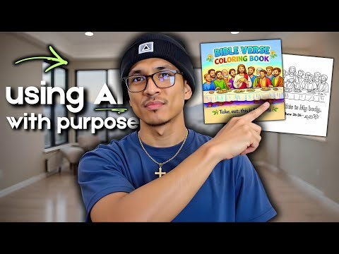 Use AI to Create Bible Coloring Books People Will Love | Amazon KDP Tutorial
