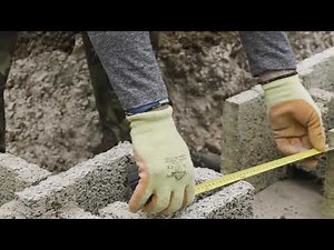 Durisol "How To" - Mortaring the First Course