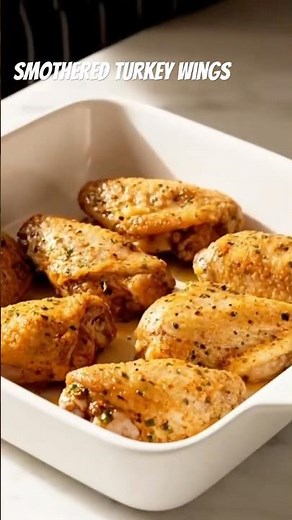 Juicy Smothered Turkey Wings 🍗🔥 | Easy Recipe
