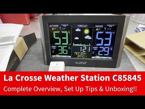 La Crosse C85845 Weather Station Full Review, Unboxing & Set Up Tips!!