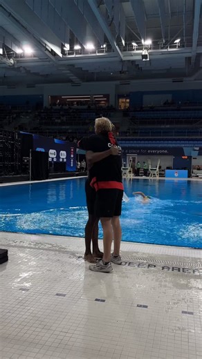 Swim Coverage 🇨🇦 on Instagram: "POV : you watched a teammate break a WR!"