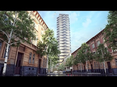 Skyscraper / High Rise in Revit / lumion render in 30 minutes ( Architectural Thesis Project )