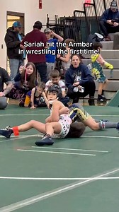 Sariah hit an armbar in wrestling for the FIRST time 🔥 #wrestling #training #train #wrestle | Sariah The Last Panda