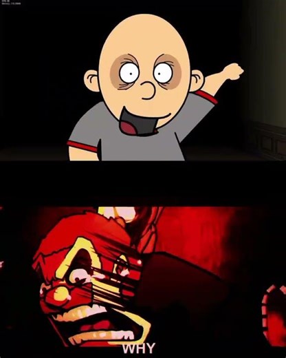 Shucks vs Caillou Shucks #fyp #viral #recommended #fnf #sml #caillou #shucks