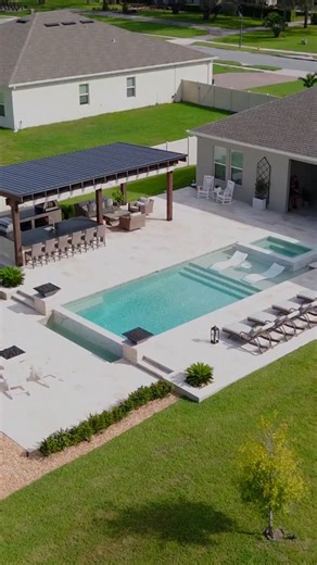 All Custom Pools on Instagram: "Clients love our pool and backyard transformations because they are 100% customized and unique to meet their needs. Are You Ready To Make Every Moment In Your Backyard Feel Like The Getaway Of A Lifetime?"