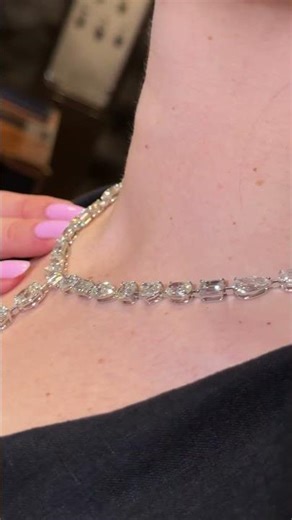 61.48ct Diamond Necklace Set 💎 Fancy Shape Masterpieces | Avi & Co.