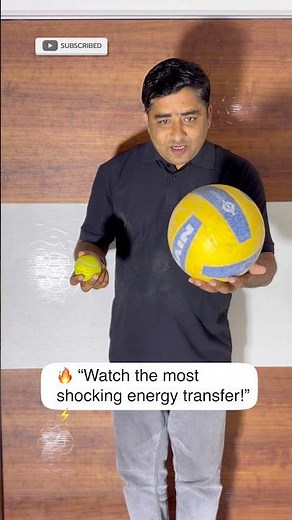 Kinetic energy with balls | kinetic and potential energy experiment | collision |PhysicsFunmagic