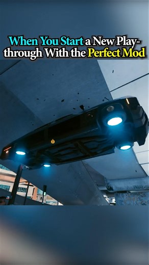 When You Start a New Playthrough With the Perfect Mod #shorts #cyberpunk2077