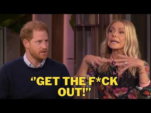 Prince Harry KICKED Off Live Kelly and Mark Show After BRUTAL Argument