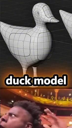 Duck 3D Model by @3dkonro_mw4 🦆!