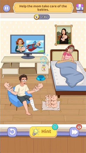 Brain Fever Help the mom take care of the babies #brainfever #helpthemomtakecareofthebabies #puzzle